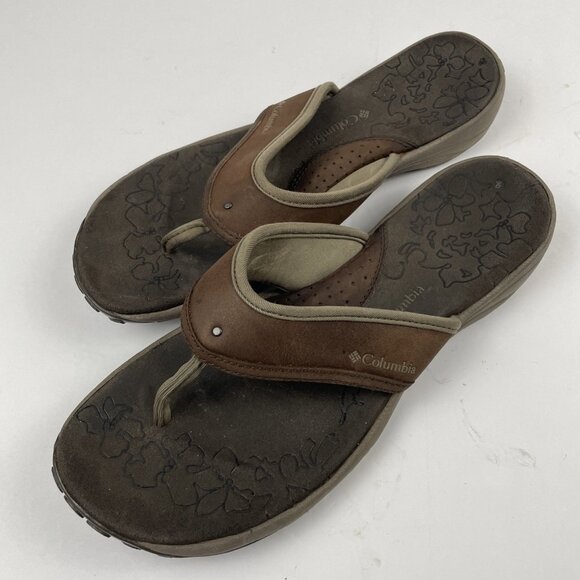 Columbia Kambi Land Sandal Women’s 8 Techlite Omni-Grip Flip Flop Thong Sport - Picture 2 of 10